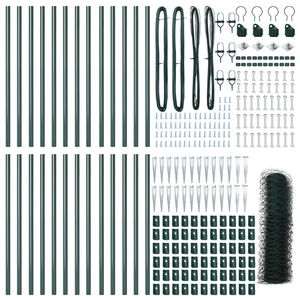 Recinzione Esagonale  Verde 1x50 m Acciaio