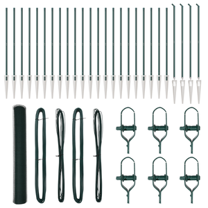 Recinto Esagonale  Verde 1,2x50 m Acciaio