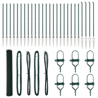 Recinto Esagonale  Verde 1,2x50 m Acciaio