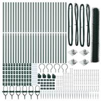 Recinzione Esagonale Verde 1,2x50 m Acciaio