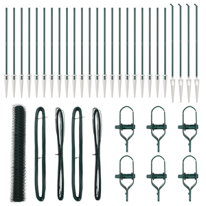 Recinzione Esagonale Verde 1,4x50 m Acciaio