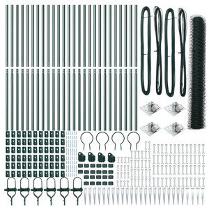 Recinzione Esagonale Verde 1,4x50 m Acciaio