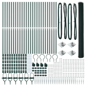 Recinzione Esagonale  Verde 1,5x50 m Acciaio