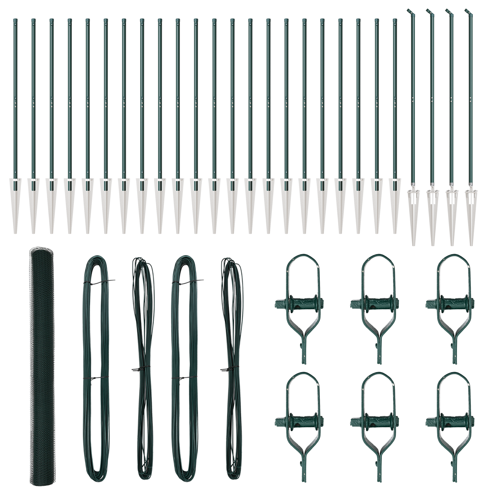 Recinzione Esagonale  Verde 1.6x50 m Acciaio