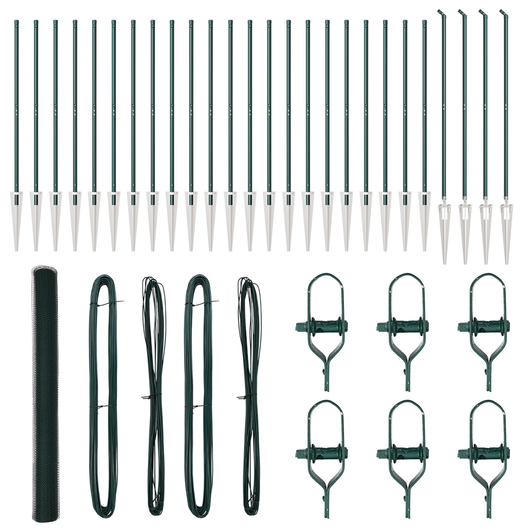 Recinzione Esagonale  Verde 1.6x50 m Acciaio