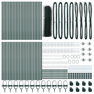 Recinto Esagonale  Verde 0,4x100 m Acciaio