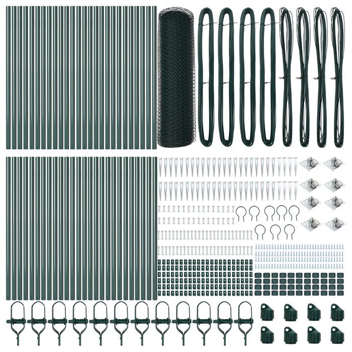 Recinzione Esagono  Verde 0.6x100 m in Acciaio