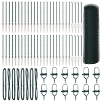 Recinzione Esagonale  Verde 1x100 m Acciaio