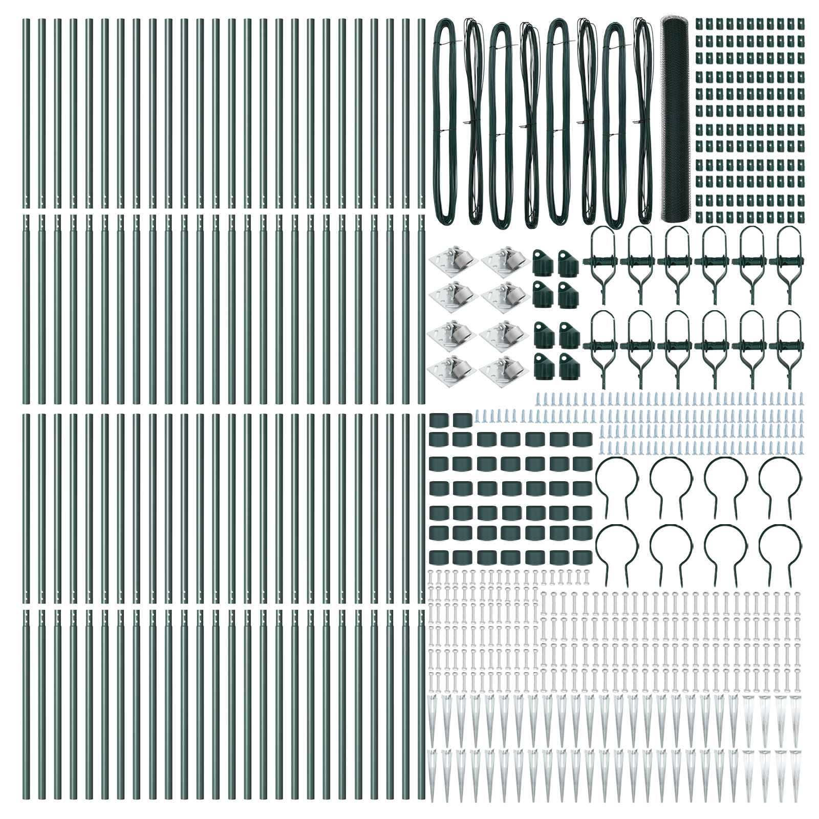 Recinzione Esagonale  Verde 1,2x100 m Acciaio