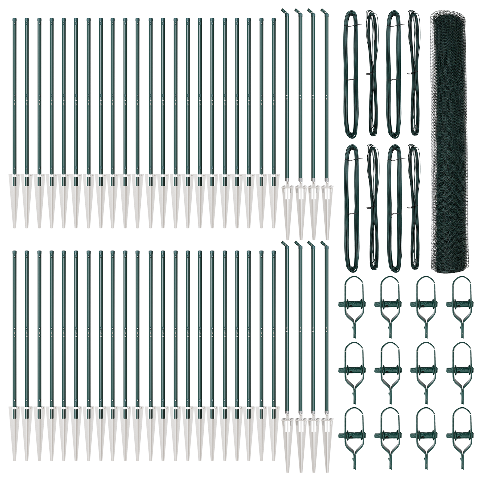 Recinzione Esagonale  Verde 1.2x100 m Acciaio