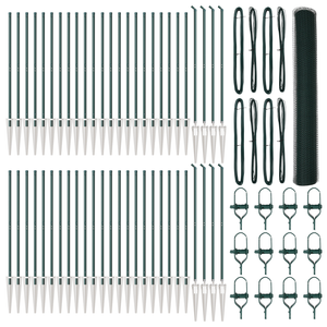 Recinzione Esagonale  Verde 1.2x100 m Acciaio