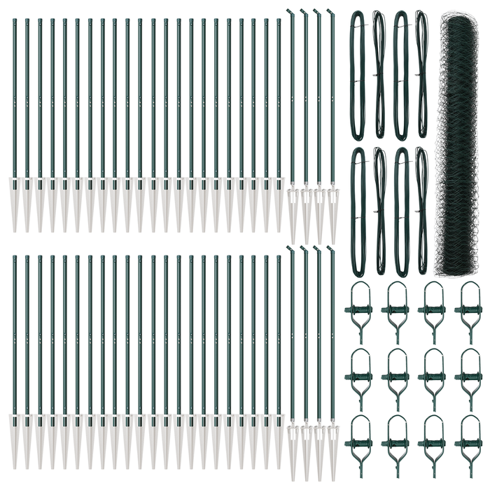 Recinto Esagonale  Verde 1.2x100 m Acciaio
