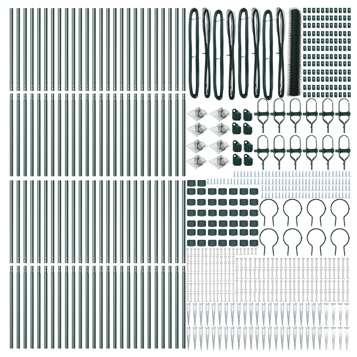 Recinto Esagonale  Verde 1.2x100 m Acciaio