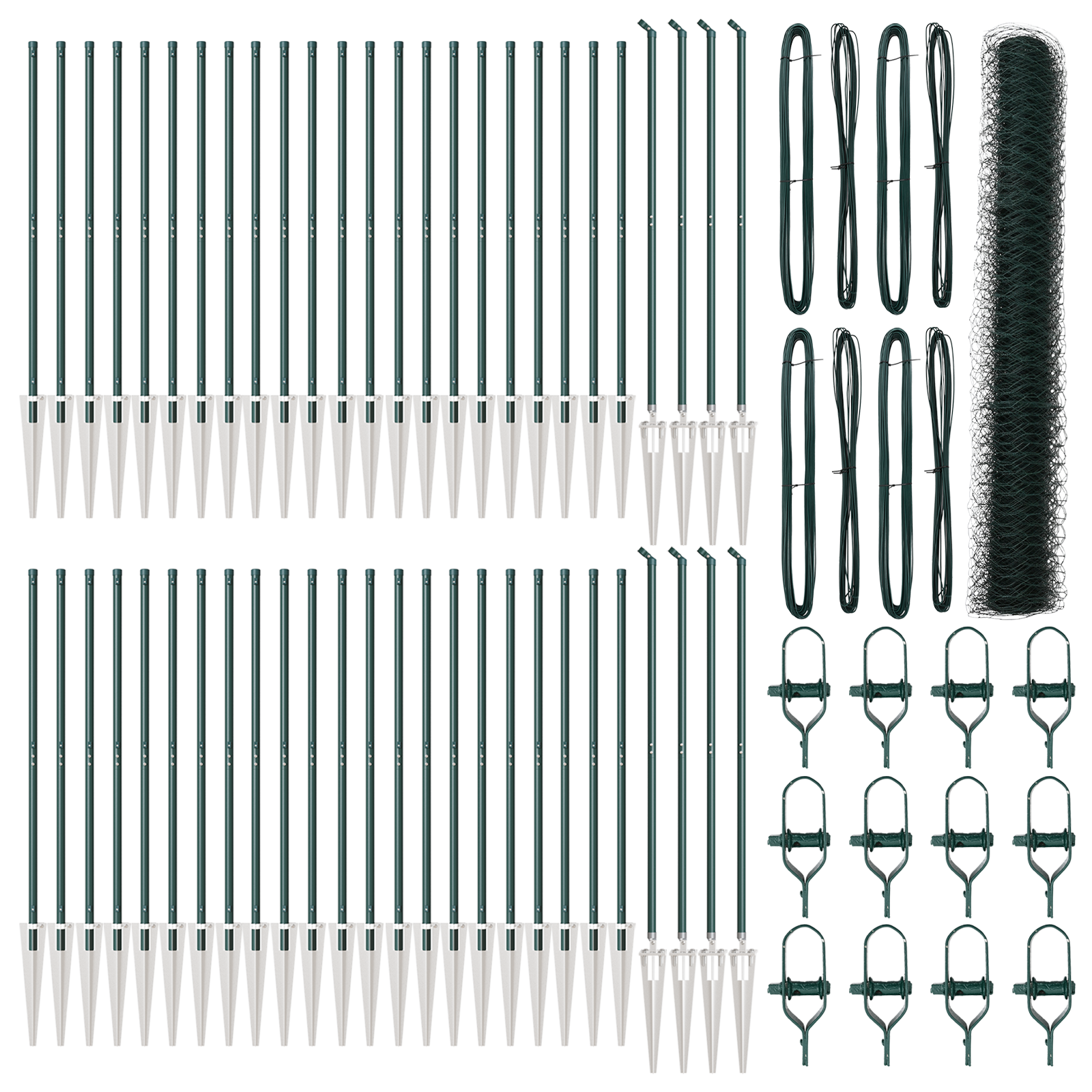 Recinzione Esagonale  Verde 1,2x100 m Acciaio
