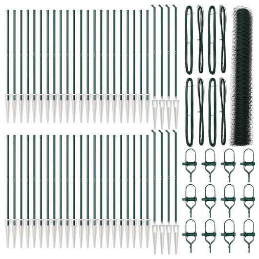 Recinzione Esagonale  Verde 1,2x100 m Acciaio