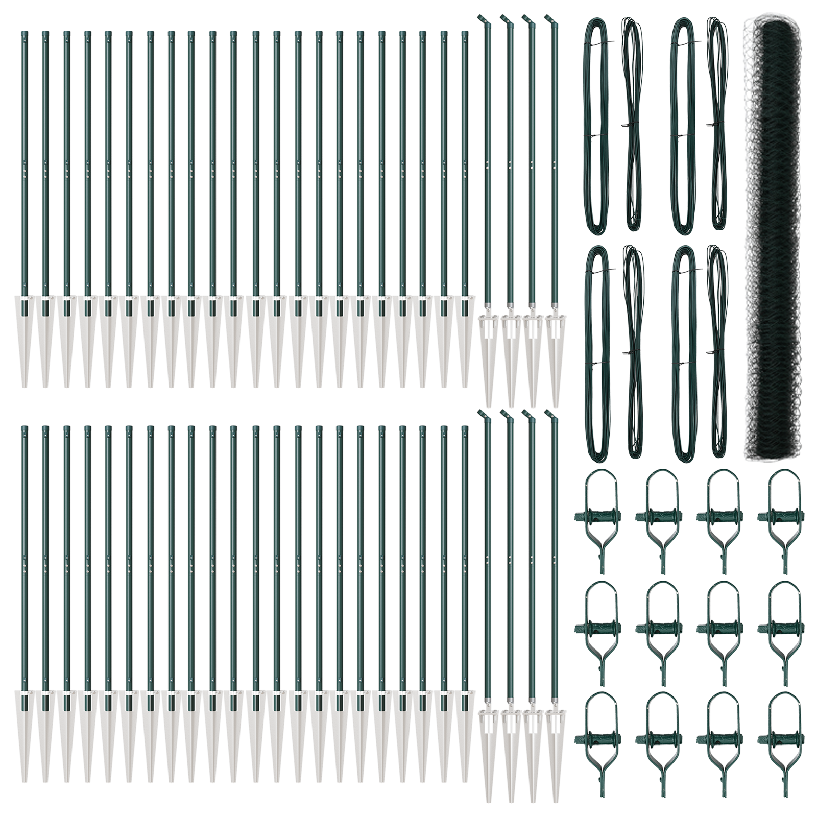 Recinto Esagonale  Verde 1.5x100 m Acciaio