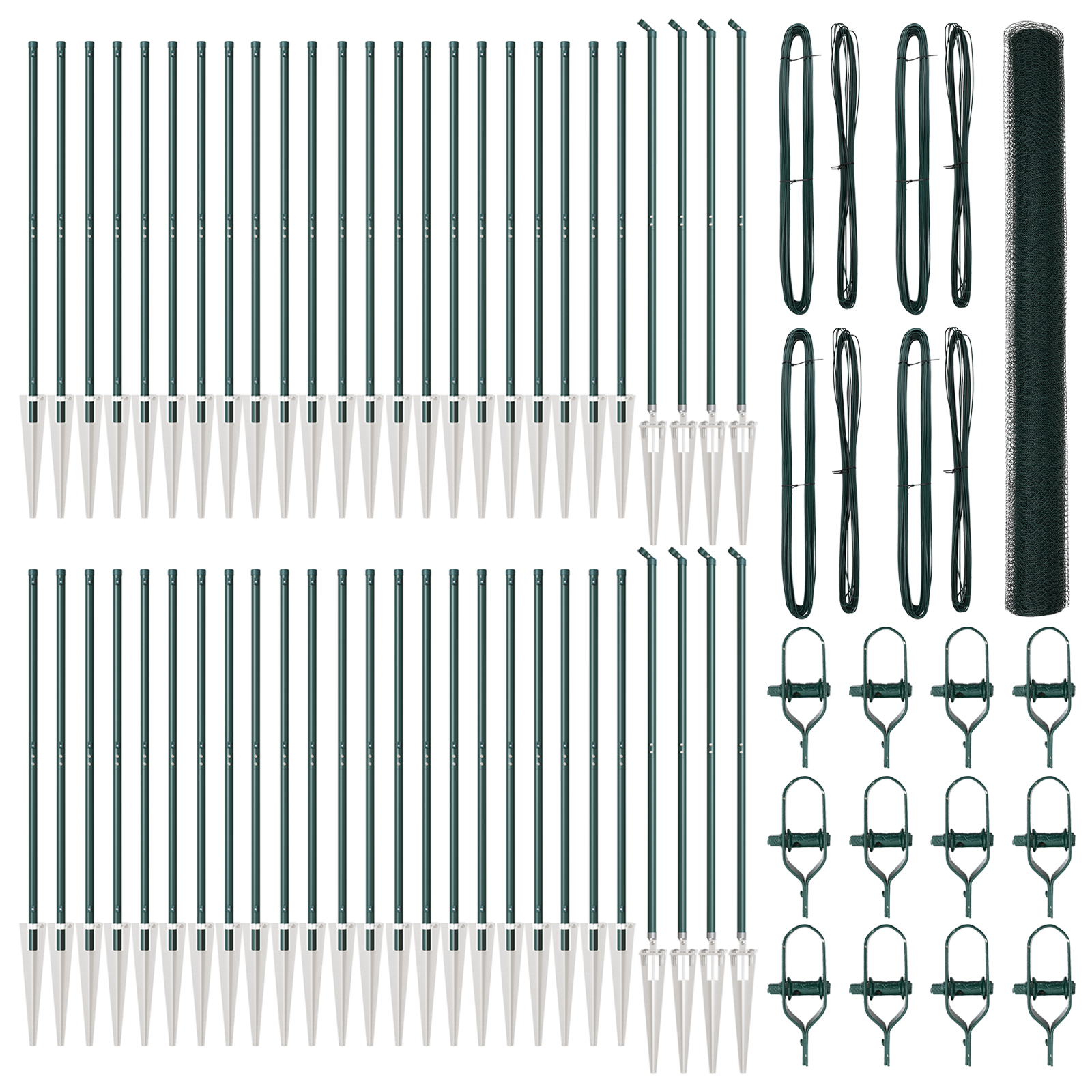 Recinto Esagonale  Verde 1.6x100 m Acciaio