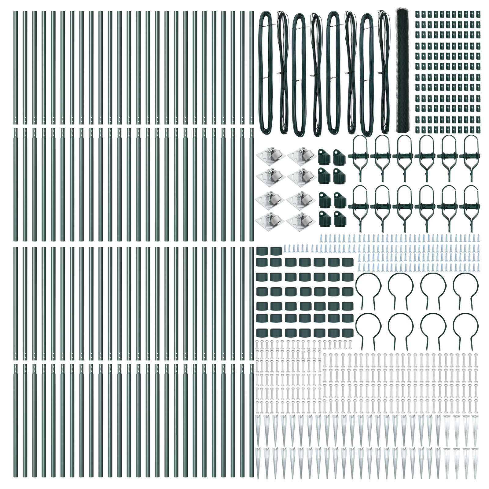 Recinto Esagonale  Verde 1.6x100 m Acciaio