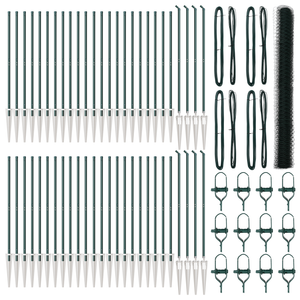 Recinzione Esagonale  Verde 1.6x100 m Acciaio