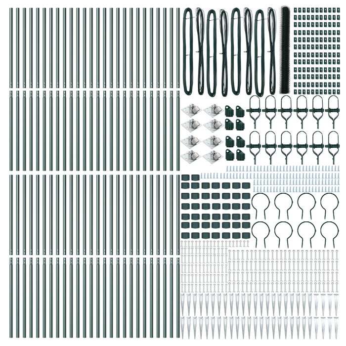 Recinzione Esagonale  Verde 1.6x100 m Acciaio