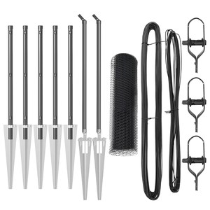 Recinzione Esagono  Grigia 0.5x10 m Acciaio