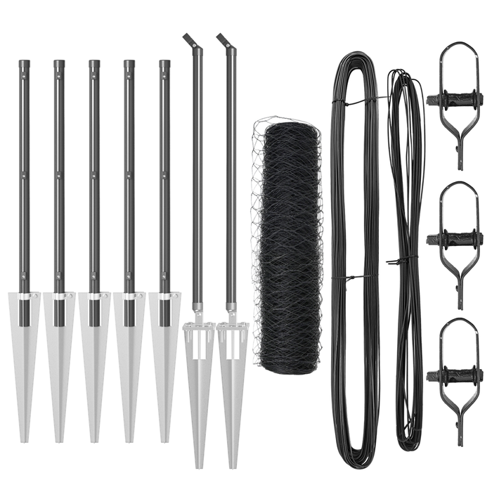 Recinto Esagonale  Grigio 0.6x10 m in Acciaio