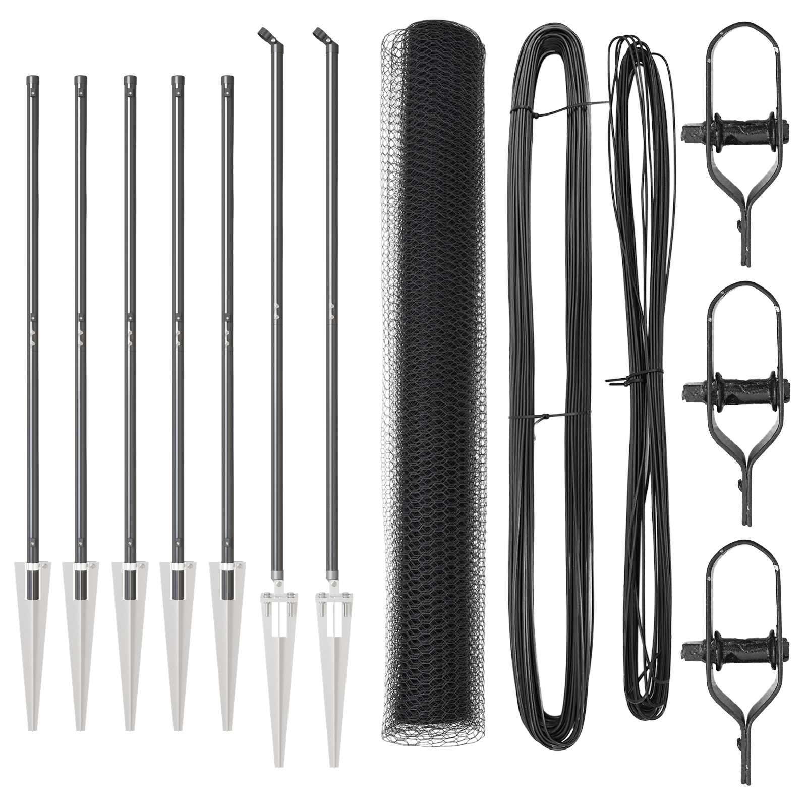 Recinzione Esagonale  Grigia 1.2x10 m Acciaio