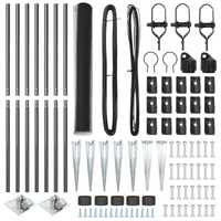 Recinzione Esagonale  Grigia 1.2x10 m Acciaio
