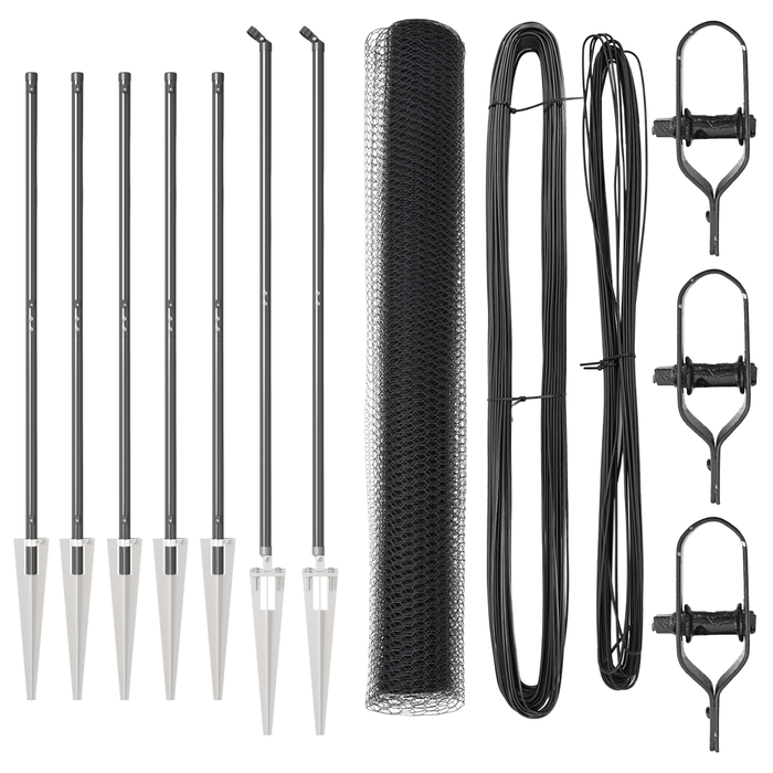 Recinzione Esagonale  Grigio 1.4x10 m Acciaio