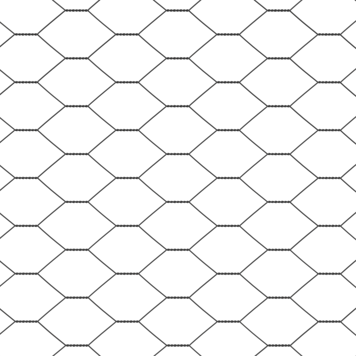 Recinto Esagonale  Grigio 1,5x10 m Acciaio