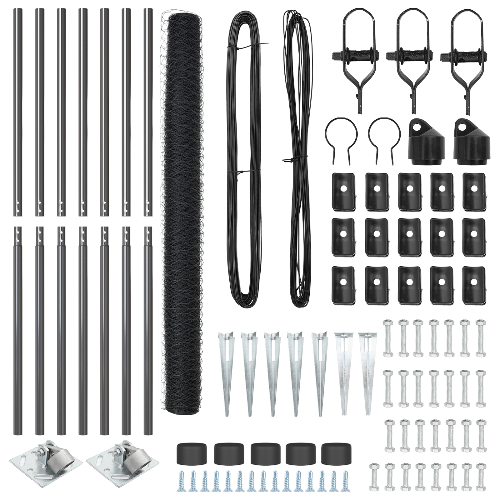 Recinto Esagonale  Grigio 1,5x10 m Acciaio