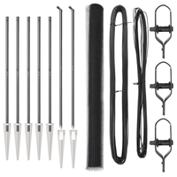 Recinzione Esagonale  Grigio 1.6x10 m Acciaio