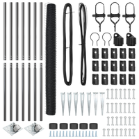 Recinzione Esagonale  Grigia 1.6x10 m Acciaio