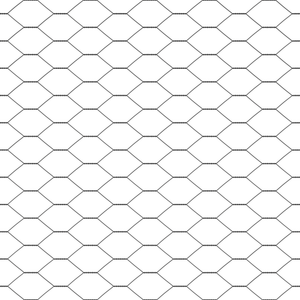 Recinto Esagonale  Grigio 0.8x25 m Acciaio