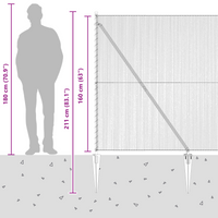 Recinzione Esagonale  Grigio 1,6x25 m Acciaio