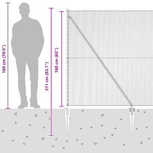 Recinzione Esagonale  Grigio 1,6x25 m Acciaio