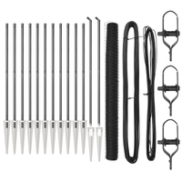 Recinzione Esagonale  Grigia 1.6x25 m Acciaio