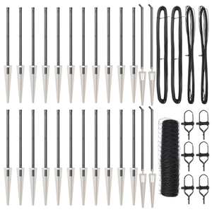 Recinzione Esagonale  Grigio 0.4x50 m Acciaio