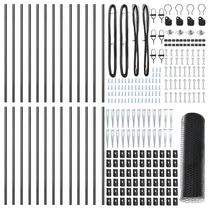 Recinzione Esagonale  Grigia 0.6x50 m in Acciaio