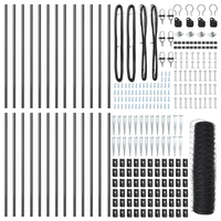 Recinzione Esagonale Grigia 0.8x50 m Acciaio