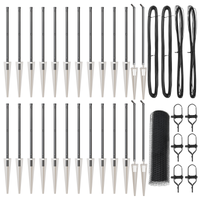 Recinzione Esagonale  Grigio 1x50 m Acciaio