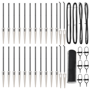 Recinzione Esagonale  Grigio 1x50 m Acciaio