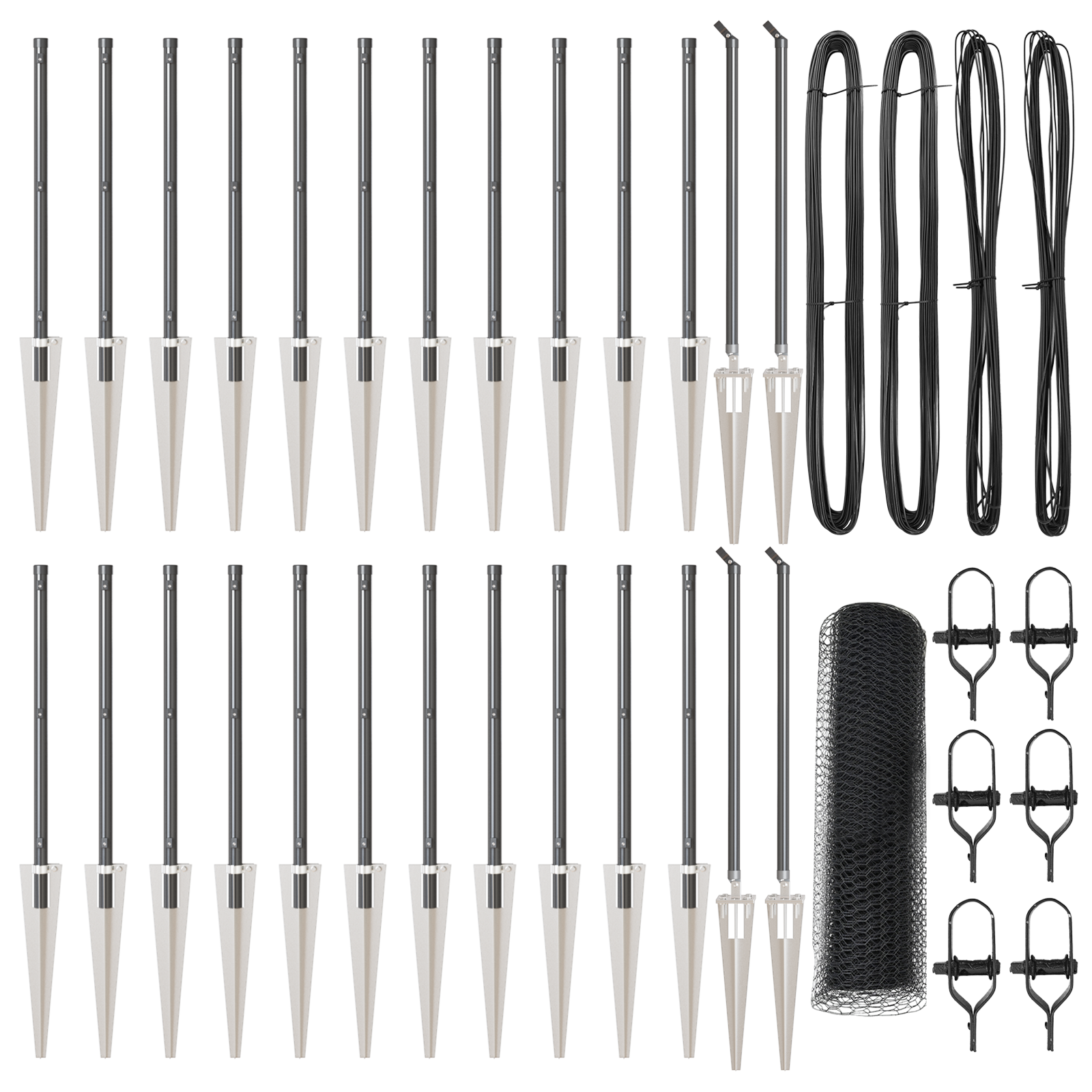 Recinzione Acciaio Grigio  1x50 m