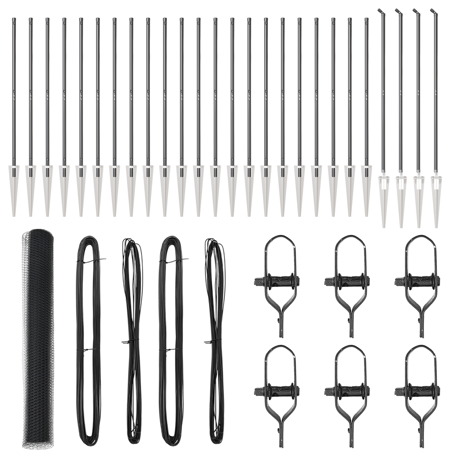 Recinto Esagonale Grigio 1.2x50 m Acciaio