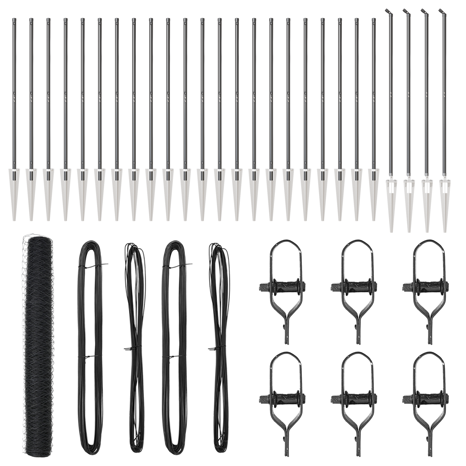 Recinzione Esagonale  Grigia 1,2x50 m Acciaio