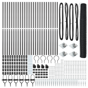 Recinzione Esagonale  Grigia 1,2x50 m Acciaio