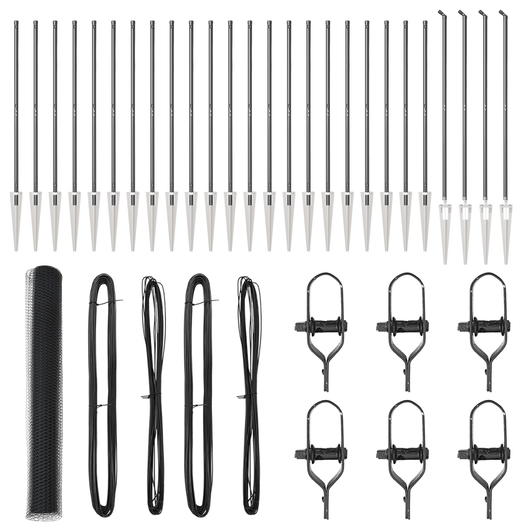 Recinzione Esagonale Grigia 1,4x50 m in Acciaio