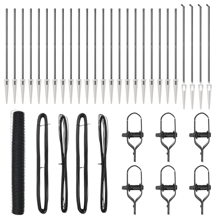 Recinzione Esagonale  Grigia 1.4x50 m Acciaio