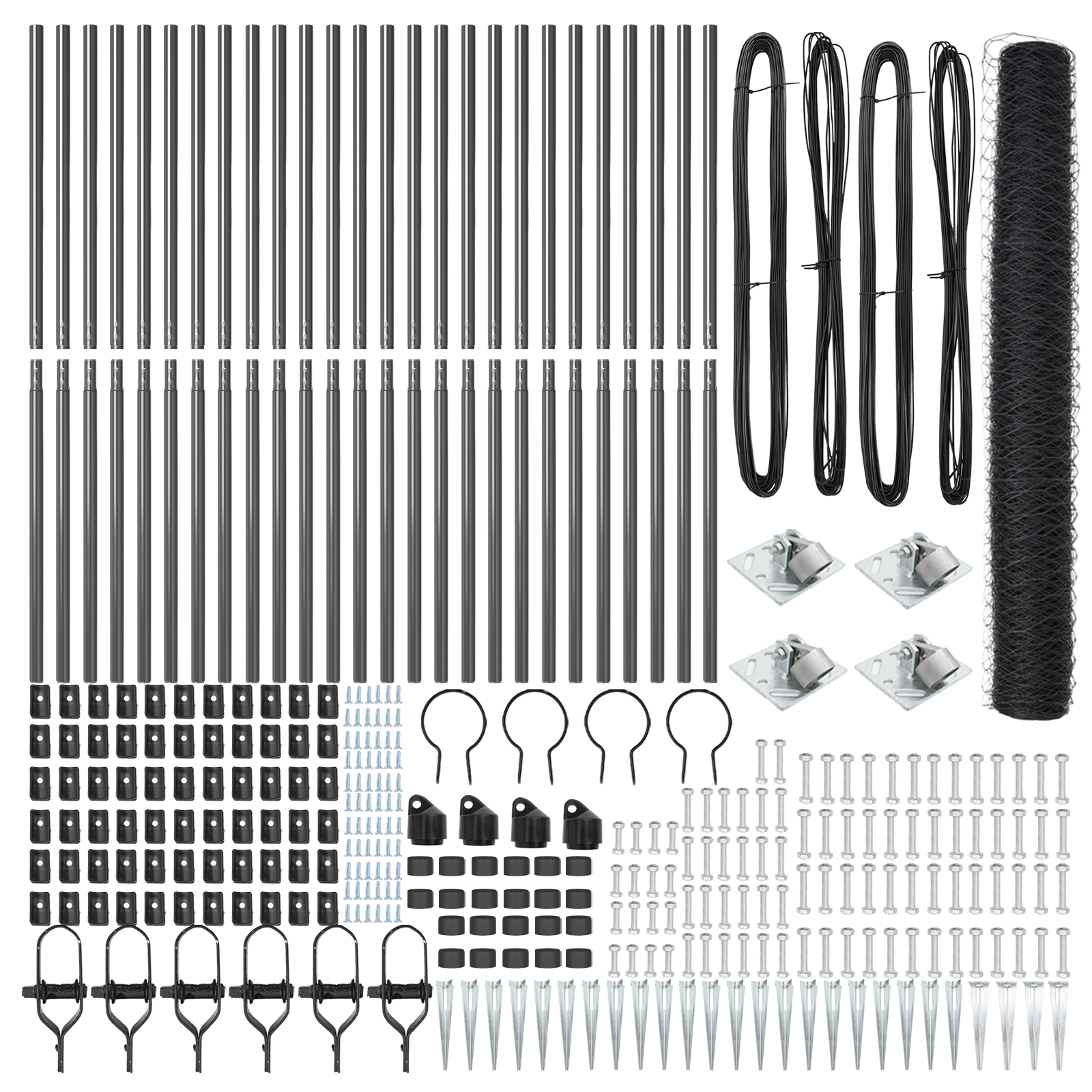 Recinto esagonale  Grigio 1.4x50 m Acciaio