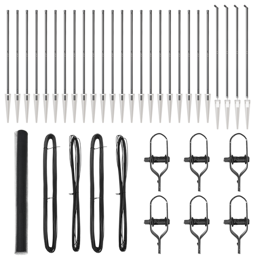 Recinzione Esagonale  Grigia 1.5x50 m Acciaio